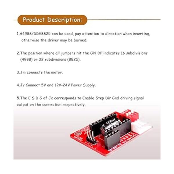 Ximimark A4988 DRV8825 3D impresora paso a paso_2