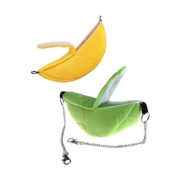 ximimark 2 piezas plátano cama de hámster casa hamaca_1