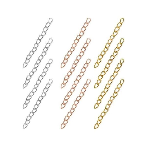 150 cadenas extensoras para hacer joyas cadena de cola
