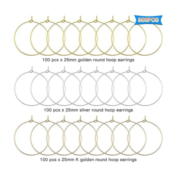 300 aretes redondos de 0.99 pulgadas 0.984 in