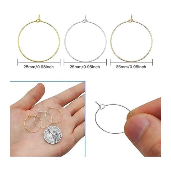 300 aretes redondos de 0.99 pulgadas 0.984 in