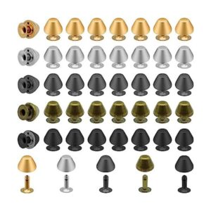 100 piezas de tachuelas redondas de metal con cabeza de