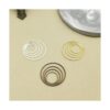 120 aretes de aro con cuentas de aro circular hallazgos