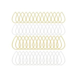 80 aretes de aro de cuentas de lágrima aretes de aro para