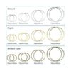 120 aretes de aro con cuentas de aro circular hallazgos