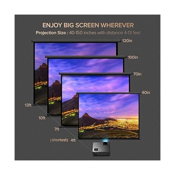 XIAOYA Proyector para exteriores proyector para_4