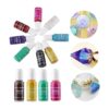 20 colores metálicos resina epoxi color pigmento líquido