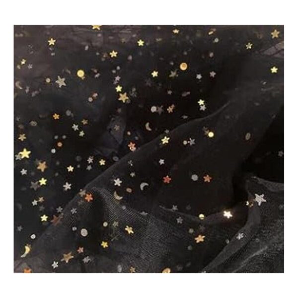 Happy Everyday Glitter Star Moon 6.5 yardas de longitud_2