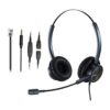 Auriculares de centro de llamadas con conector RJ9 y_1