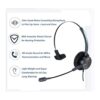 MAIRDI Auriculares de teléfono con micrófono con_3