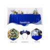 Pardecor Tela de lentejuelas de The Yard con purpurina de