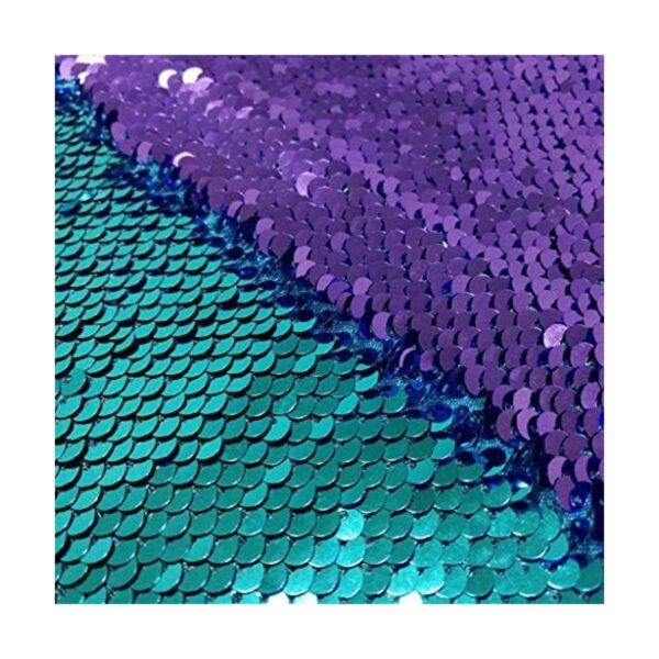 Pardecor Tela brillante de turquesa a lavanda tela de_1