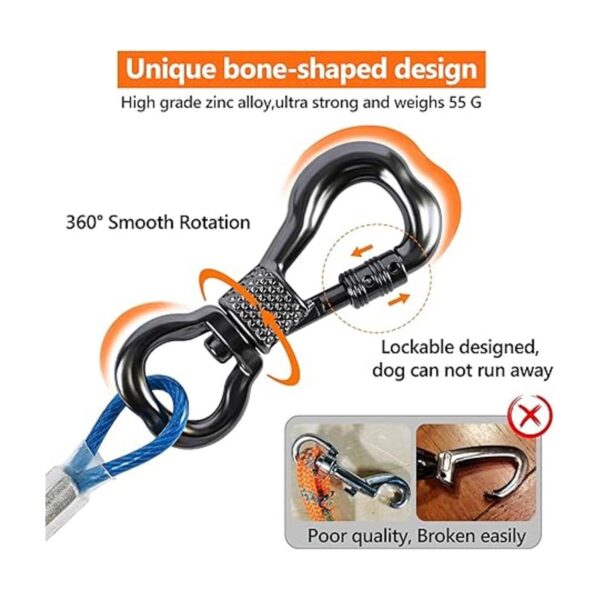 XiaZ Cable de amarre para perros de hasta 60120250_2