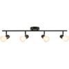 XiNBEi Lighting Luz de pista 4 luces con barra de riel de_3