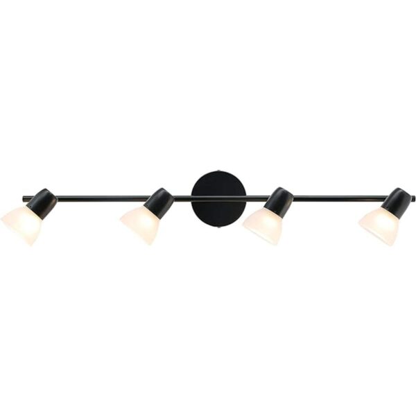 XiNBEi Lighting Luz de pista 4 luces con barra de riel de_5