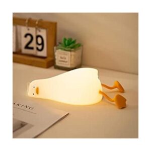 Benson Lying Flat Duck Night Light LED Squishy Duck Lamp_1