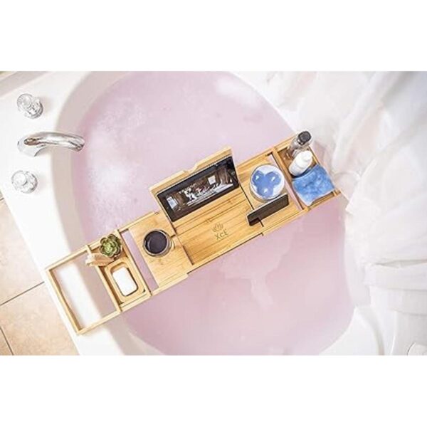 XcE Bandeja para bañera natural bandeja de baño de_5