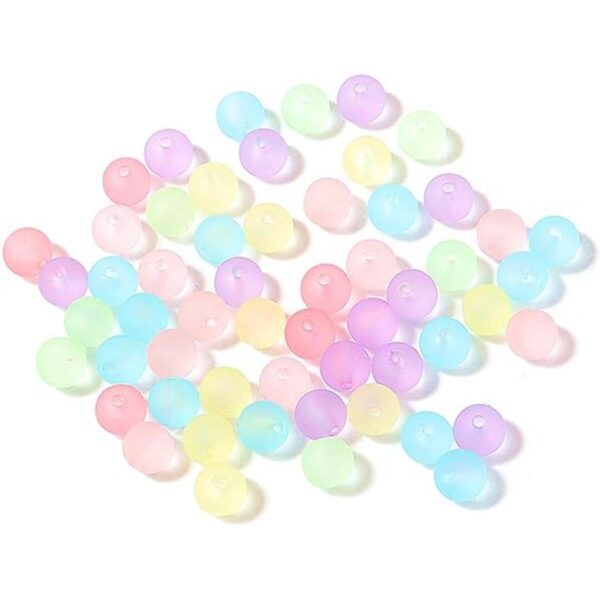 200 cuentas de cristal acrílico de colores para hacer_1