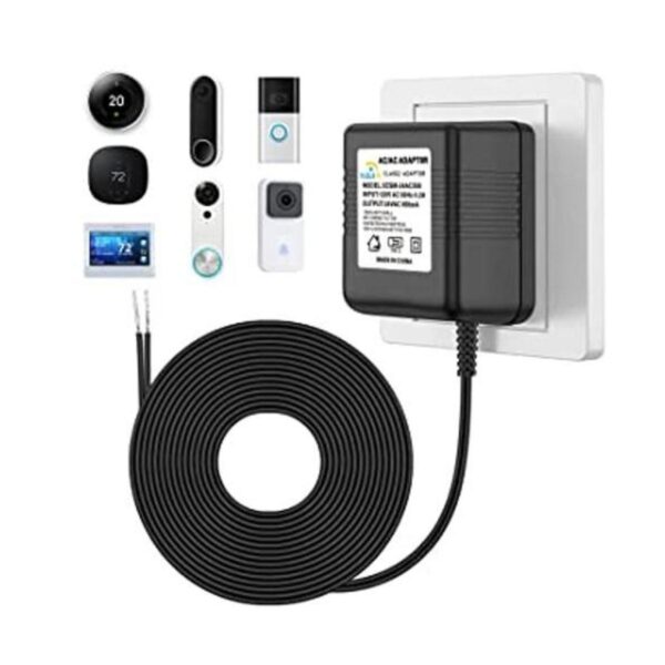 XZGm 24 Volt Transformer C Wire Adapter Doorbell_1