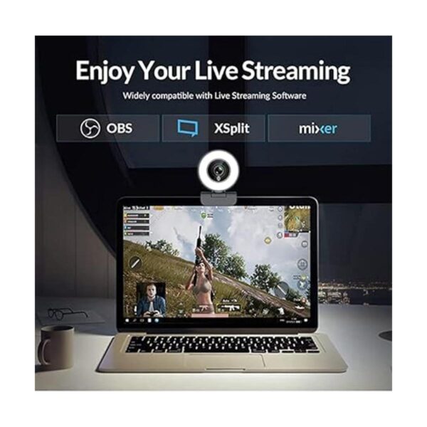 Angetube Streaming 1080P HD Cámara web integrada con_4