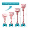Soporte de aro de baloncesto para niños altura ajustable_2