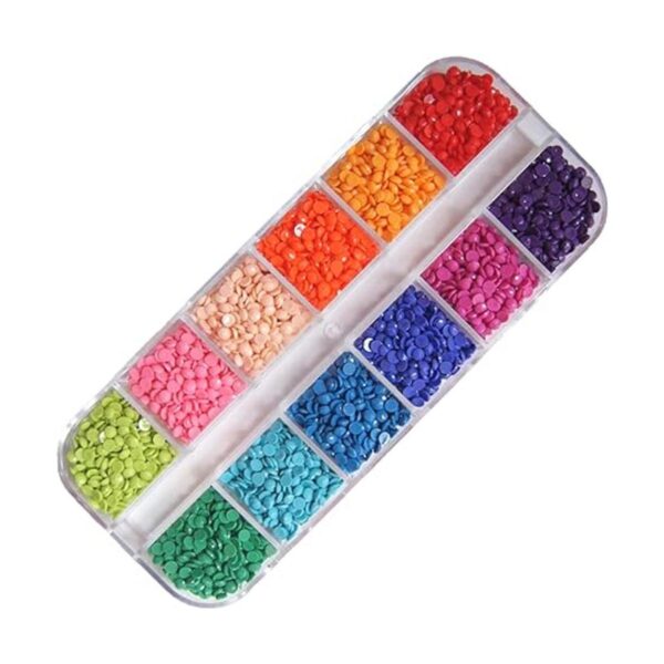Cuentas de pintura de diamantes 5D 12 colores en