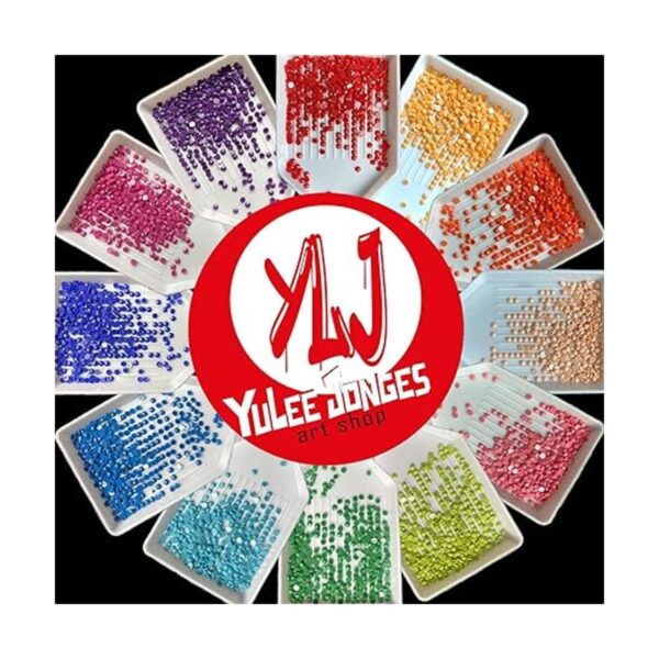 Cuentas de pintura de diamantes 5D 12 colores en