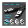Cable USB C a USB C XYYZYZ 6.6 pies paquete de 2 Cable_2