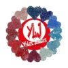 Cuentas de pintura de diamantes 5D 6 tonos de azul y rojo