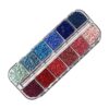 Cuentas de pintura de diamantes 5D 6 tonos de azul y rojo