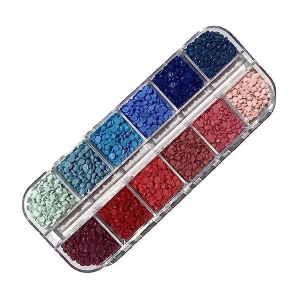 Cuentas de pintura de diamantes 5D 6 tonos de azul y rojo