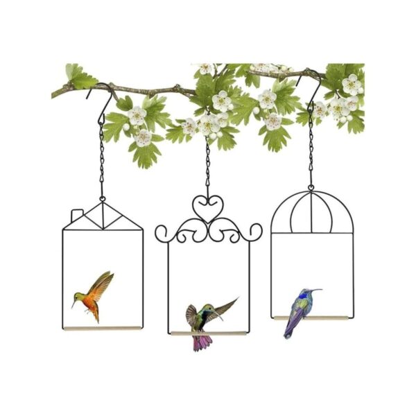 XYADX Columpios y perchas para colibríes marco de metal_1