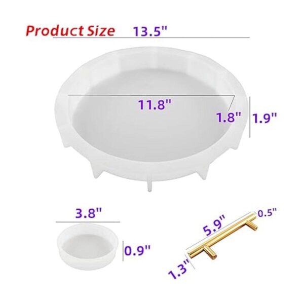 XXKJSZJQ Moldes de bandeja para kit de resina epoxi de_2