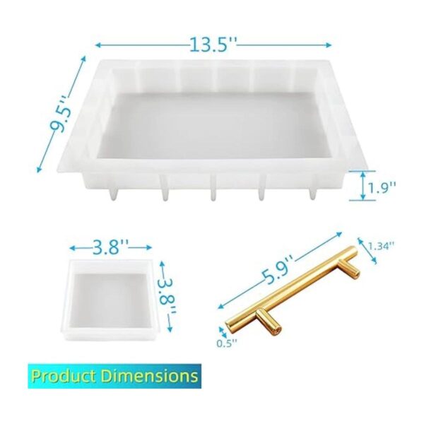 Moldes de silicona para bandeja de resina moldes_2