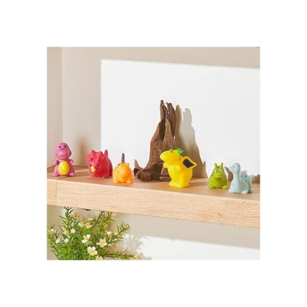 Juguetes de baño de dinosaurio sin agujero para bebés de 6_2