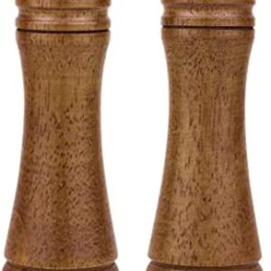 XWXO Juego de molinillo de sal y pimienta de madera juego_1
