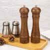 XWXO Juego de molinillo de sal y pimienta de madera juego_5