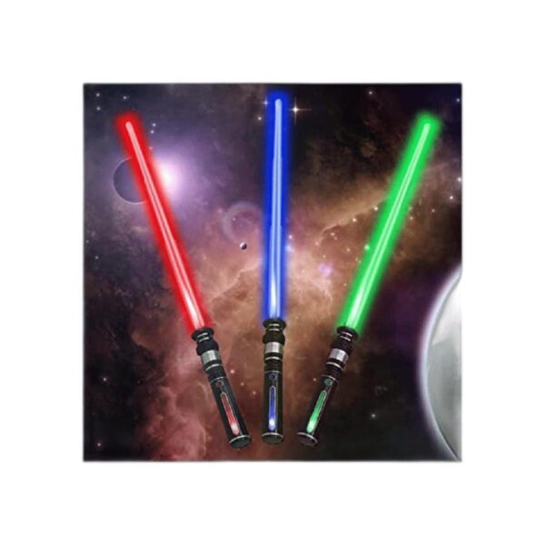 Tezam Paquete de 3 sables iluminados con sonido FX_1