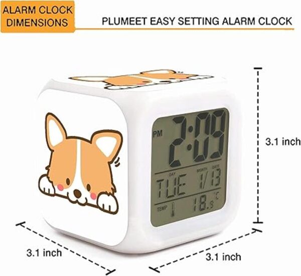 Reloj despertador digital LED reloj creativo de mesa de