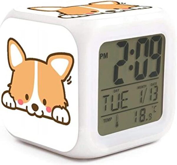 Reloj despertador digital LED reloj creativo de mesa de