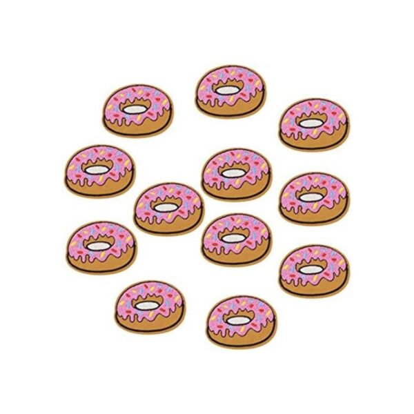 huixun 10 pcs Donuts Tarjetas de parches de ropa hierro_1