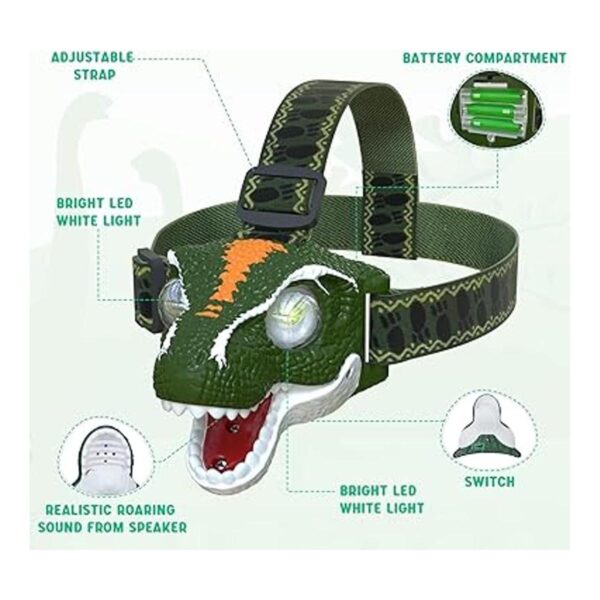 Linterna frontal LED para niños juguetes al aire libre_4