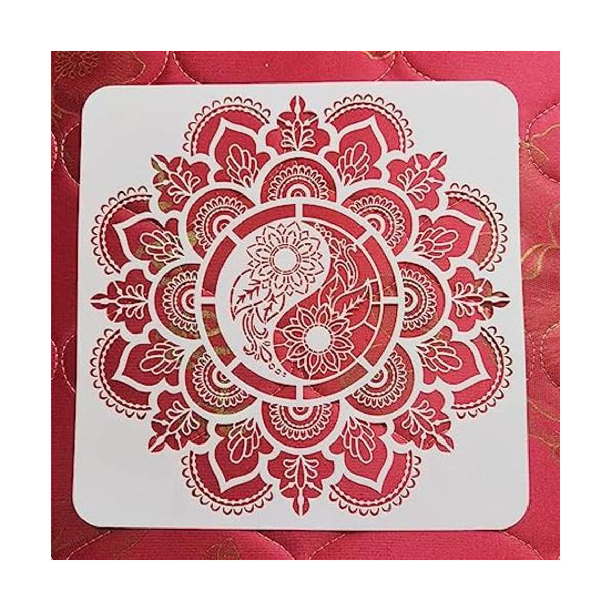 Yinyang Plantillas de mandala reutilizables para