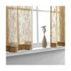 Cortinas de cocina marrones para ventanas juego de 2_6