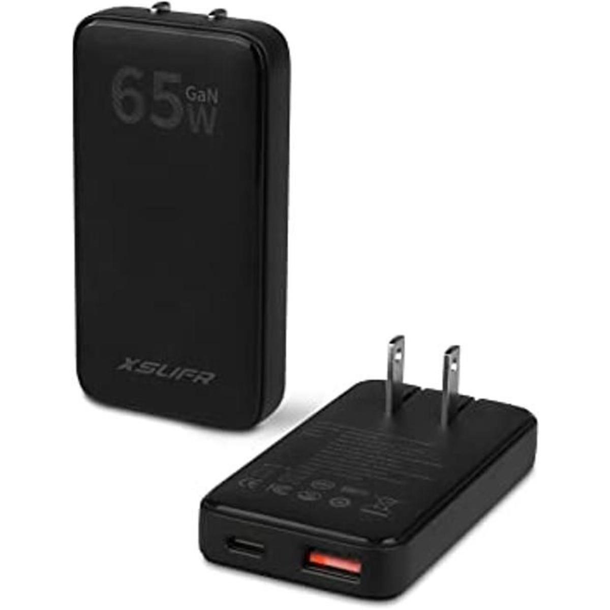 XSUFR Cargador de pared rápido ultra delgado de 65 W