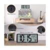 XREXS Reloj de pared digital grande despertadores a pilas