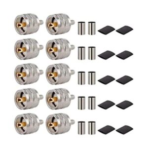 MOOKEERF PL259 UHF Adaptador de conector coaxial para_1