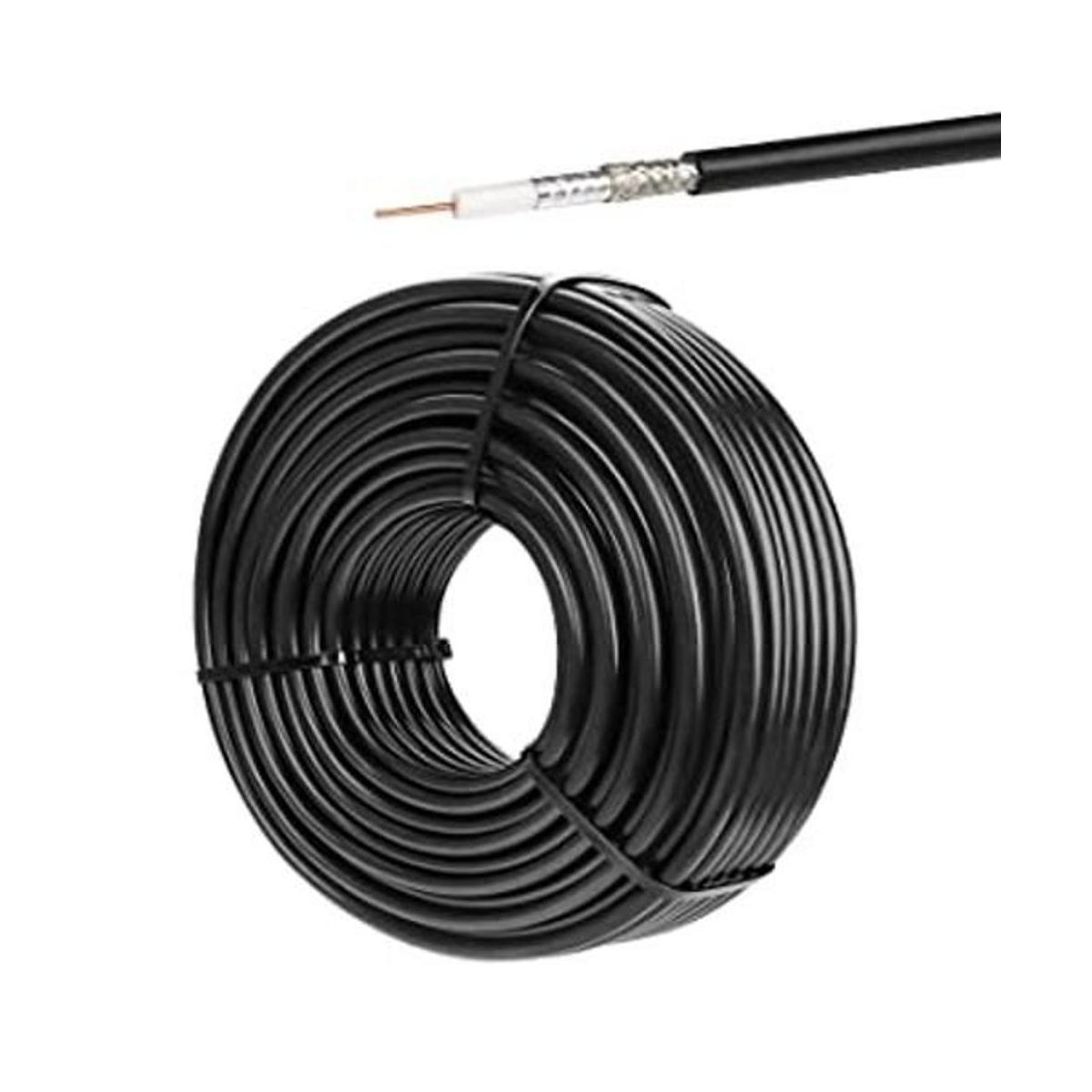 XRDS RF Cable RG6 de doble protección de 100 pies 18 AWG