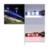 XREXS Linterna LED para automóvil con energía solar