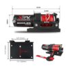 XPV AUTO Cabrestante eléctrico de 3000 libras y 12 V CC